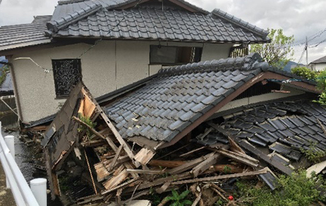 突然の地震に耐えられますか？